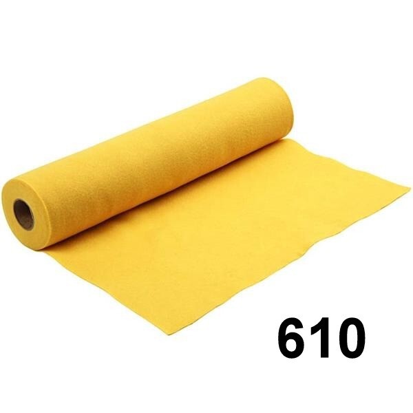 Filc żółty dekoracyjny nierozciągliwy poliestrowy nr 610 (1)